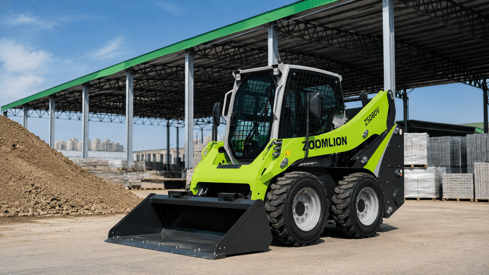 Мини-погрузчик Zoomlion ZS080V: стоит ли переплачивать за бренд?